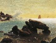 Albert Bierstadt Farallon Islands, off San Francisco in the Pacific, Northern California painting